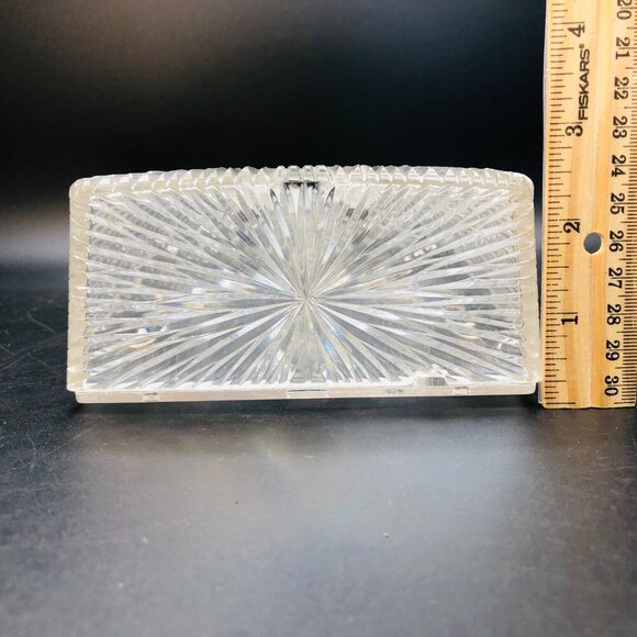 50s Celebrity NY Acrylic Tissue Box Cover Vanity or Wall Mount Hollywood Regency - Picture 12 of 15